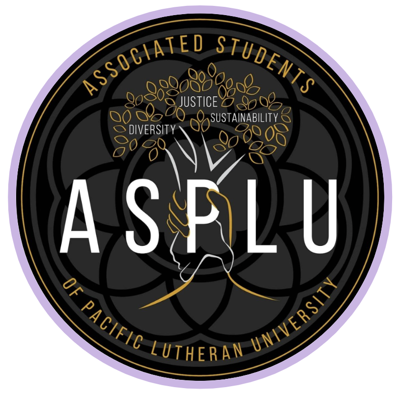 ASPLU Logo - Associated Students of PLU (with tree/hands image)